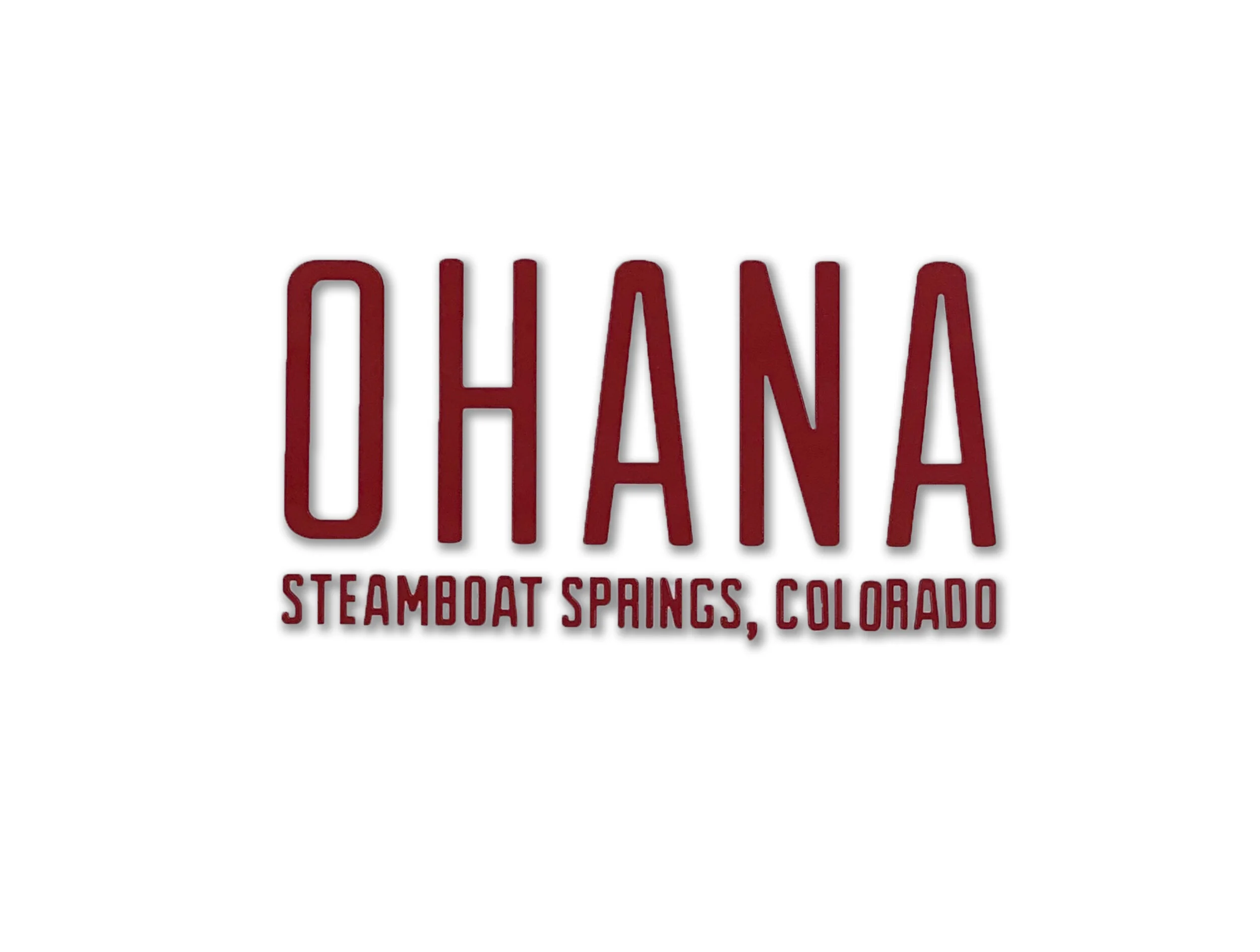 Ohana Decal Sticker - Multiple Colors — OHANA | Mountains. Beach